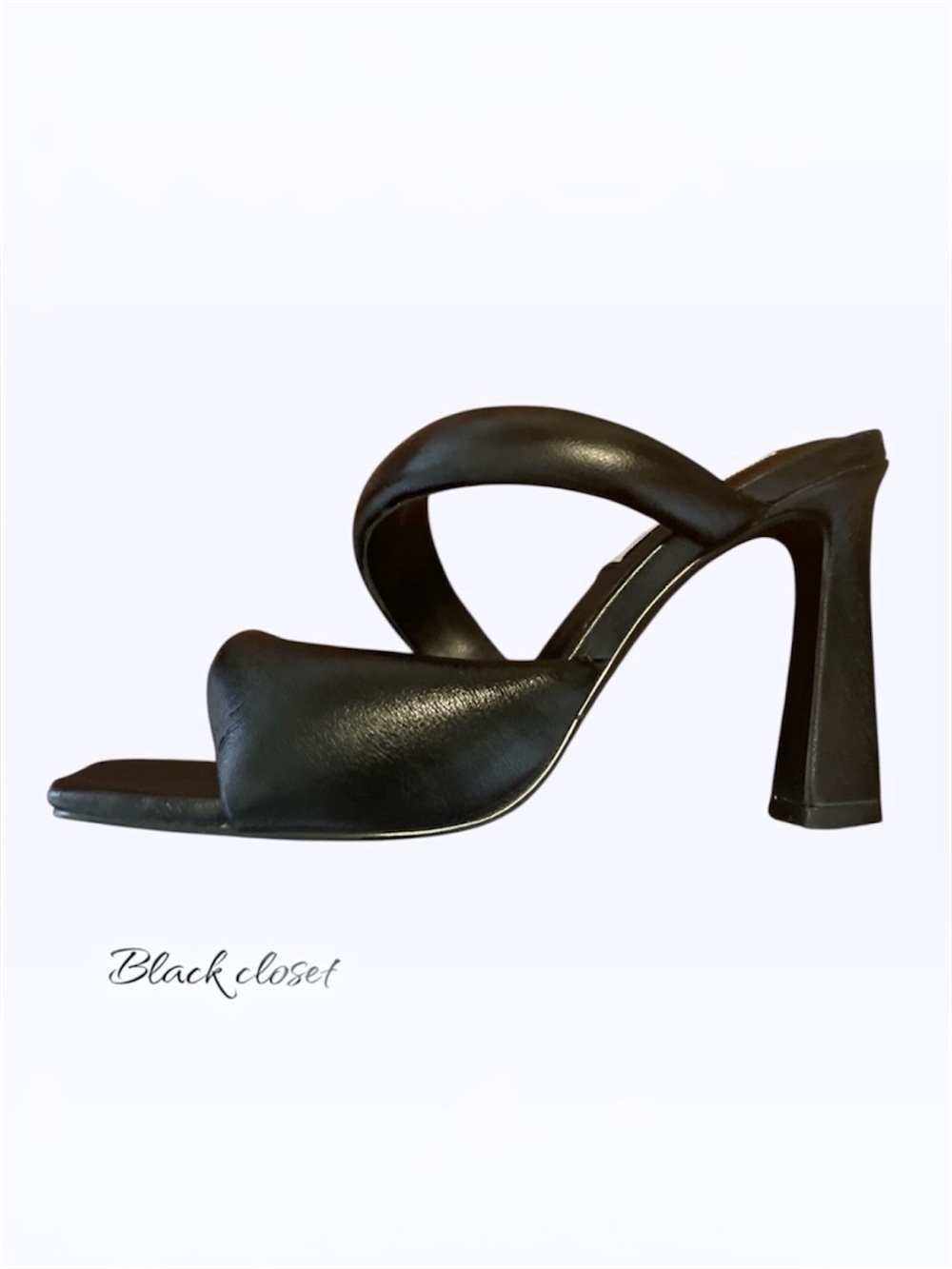 Black Women's Heeled Sandals